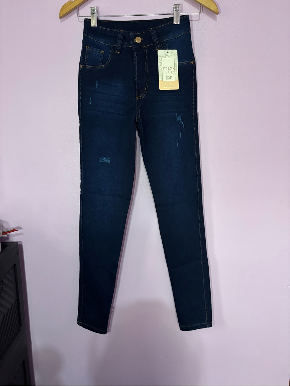 Colombian jeans with effect push up